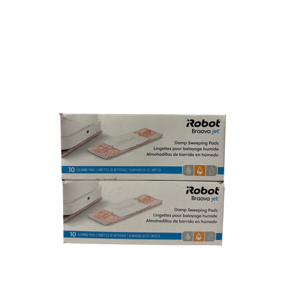 iRobot Braava jet Damp Sweeping Pads 20 Count White New 240 241 244 Accessories